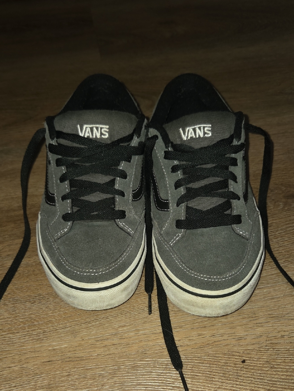 Vans Gray and Black Old Skool Skate Shoes